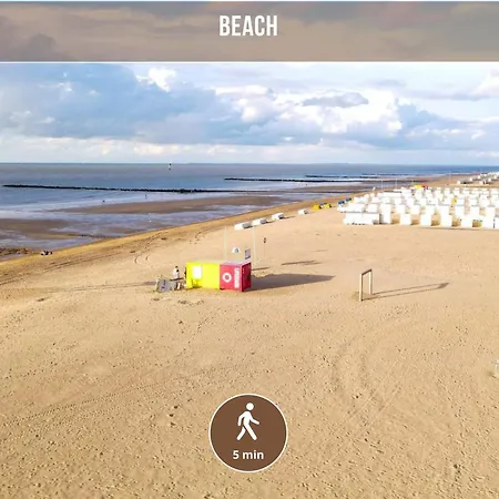 Le Kokon - Escapade En Couple - 5min - Lippenslaan A 2 Pas - Vue Laterale - Lit Bebe Possible Apartmán Knokke-Heist